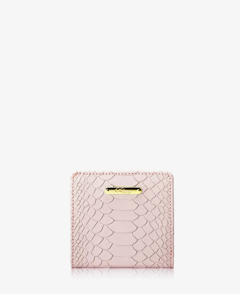 GiGi New York Mini Foldover Leather Wallet