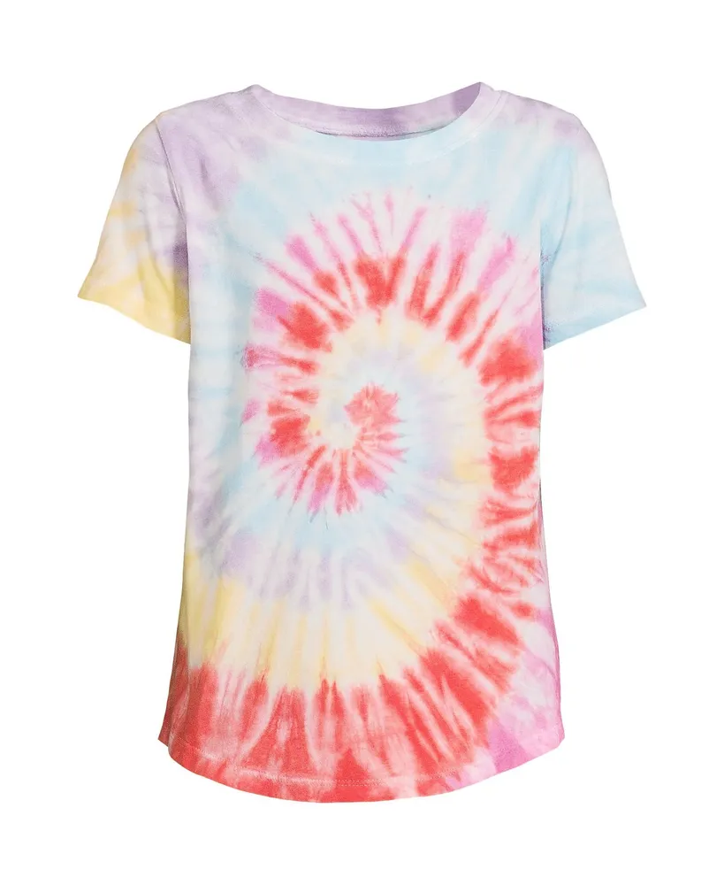 curved hem graphic tee
