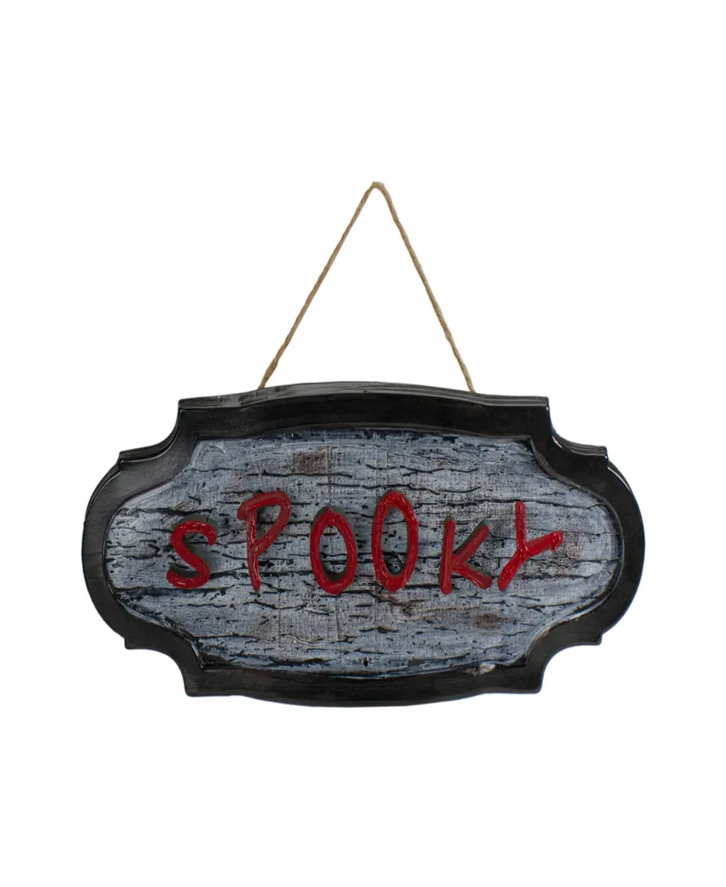 20.5" Animated 'Spooky' Halloween Sign
