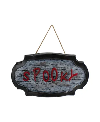 20.5" Animated 'Spooky' Halloween Sign