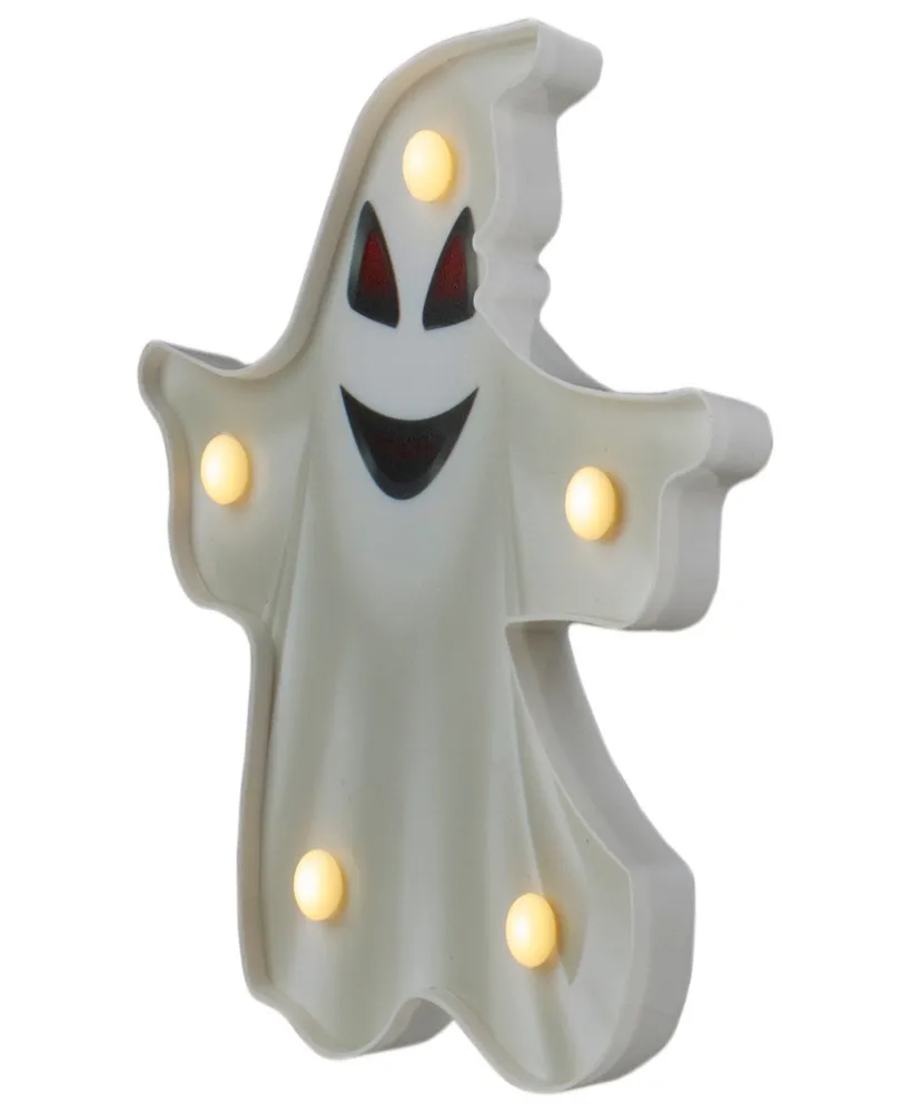 7" Led Lighted Ghost Halloween Marquee Sign