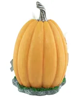 7" Led Lighted Pumpkin Village Halloween Decoration