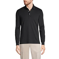 Lands' End Men's Long Sleeve Cotton Supima Polo Shirt