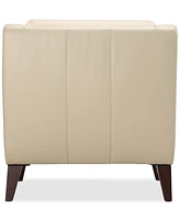 Collyn 34" Modern Leather Chair, Created for Macy's