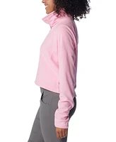 Columbia Women's Glacial Cropped Ii Sportswear Fleece 1/2-Zip Top