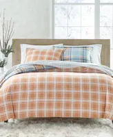 Charter Club Homespun Plaid Flannel Comforters Created For Macys