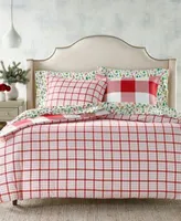 Charter Club Red Check Flannel Comforters Created For Macys