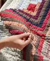 Charter Club Log Cabin Artisan Cotton Quilts Created For Macys