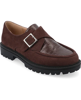 Journee Collection Women's Azula Almond Toe Loafers