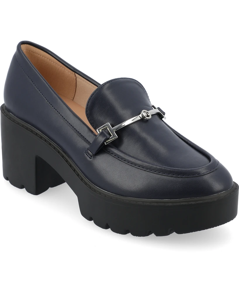 Journee Collection Women's Kezziah Platform Lug Loafer