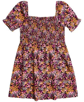 Roxy Big Girls Free The Animal Floral-Print Dress