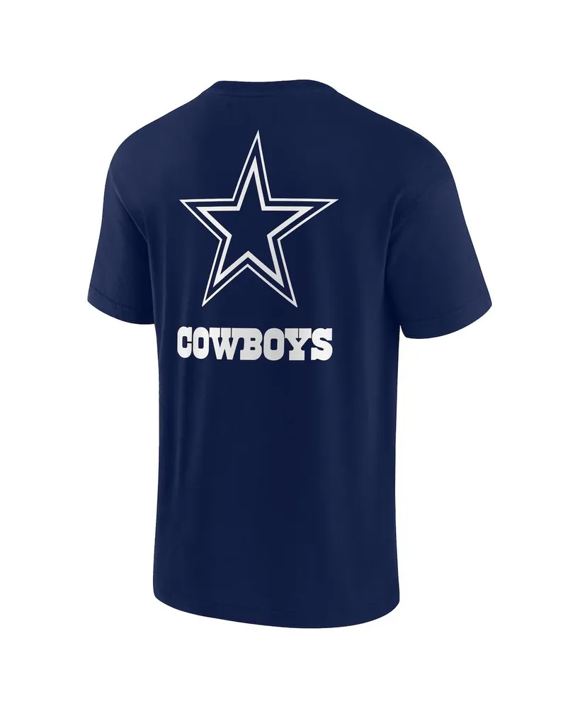 Men's and Women's Fanatics Signature Navy Dallas Cowboys Super Soft Short Sleeve T-shirt