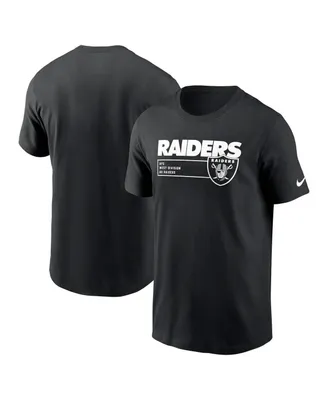 Men's Nike Black Las Vegas Raiders Division Essential T-shirt