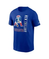 Men's Nike Royal New England Patriots Lockup Essential T-shirt