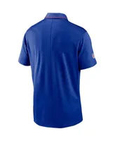 Men's Nike Royal Buffalo Bills Sideline Victory Performance Polo Shirt