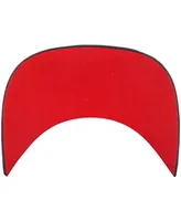 Men's '47 Brand White Boston Red Sox Flag Script Hitch Snapback Hat