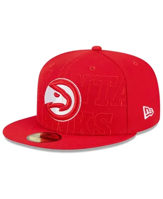 Men's New Era Red Atlanta Hawks 2023 Nba Draft 59FIFTY Fitted Hat
