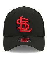 Men's New Era Black St. Louis Cardinals Logo 39THIRTY Flex Hat