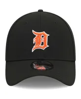 Men's New Era Black Detroit Tigers Logo 39THIRTY Flex Hat