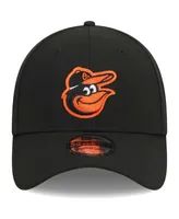 Men's New Era Black Baltimore Orioles Logo 39THIRTY Flex Hat