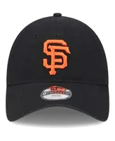 Little Boys and Girls New Era Black San Francisco Giants Team 9TWENTY Adjustable Hat