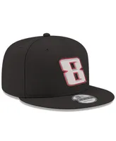 Men's New Era Black Kyle Busch 9FIFTY Number Snapback Adjustable Hat