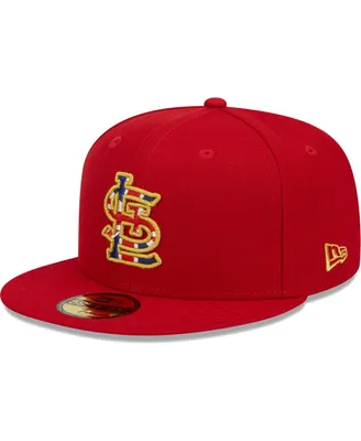 Men's New Era Red St. Louis Cardinals 2023 Mlb World Tour: London Series Flag Fill 59FIFTY Fitted Hat
