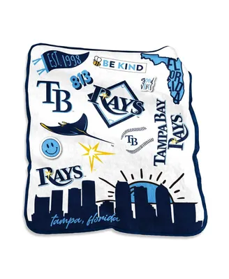 Tampa Bay Rays 50'' x 60'' Native Raschel Plush Throw Blanket