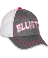 Big Girls Hendrick Motorsports Team Collection Gray, White Chase Elliott Favorite Driver Adjustable Hat