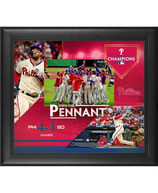 Open Road Brands Philadelphia Phillies Red Stadium Glass Framed Sign