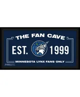 Minnesota Lynx Framed 10" x 20" Fan Cave Collage