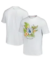 Men's Tommy Bahama White Los Angeles Dodgers Island League T-shirt