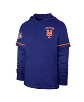 Men's '47 Brand Royal New York Mets Shortstop Pullover Hoodie