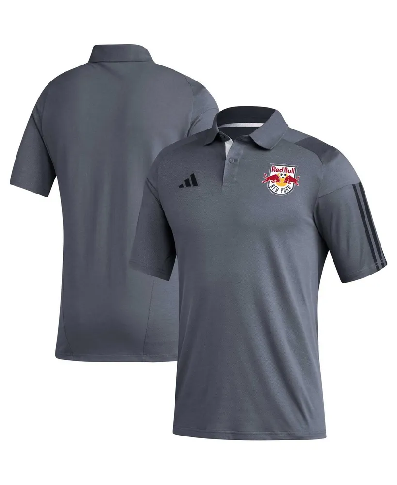 Men's adidas Gray New York Red Bulls 2023 On-Field Training Polo Shirt