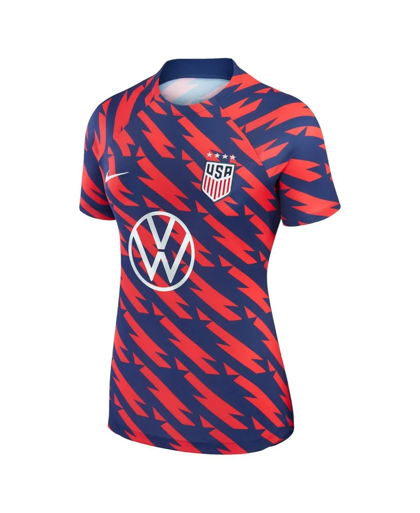 Women's Nike Navy Uswnt 2023 Strike Drill Pre-Match Top