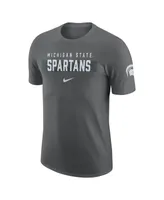 Men's Nike Gray Michigan State Spartans Campus Gametime T-shirt