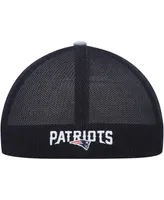 Men's '47 Brand Heathered Gray, Navy New England Patriots Motivator Flex Hat