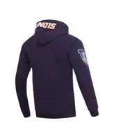 Men's Pro Standard Navy Illinois Fighting Illini Classic Pullover Hoodie