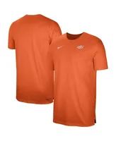 Men's Nike Orange Oklahoma State Cowboys Sideline Coaches Performance Top