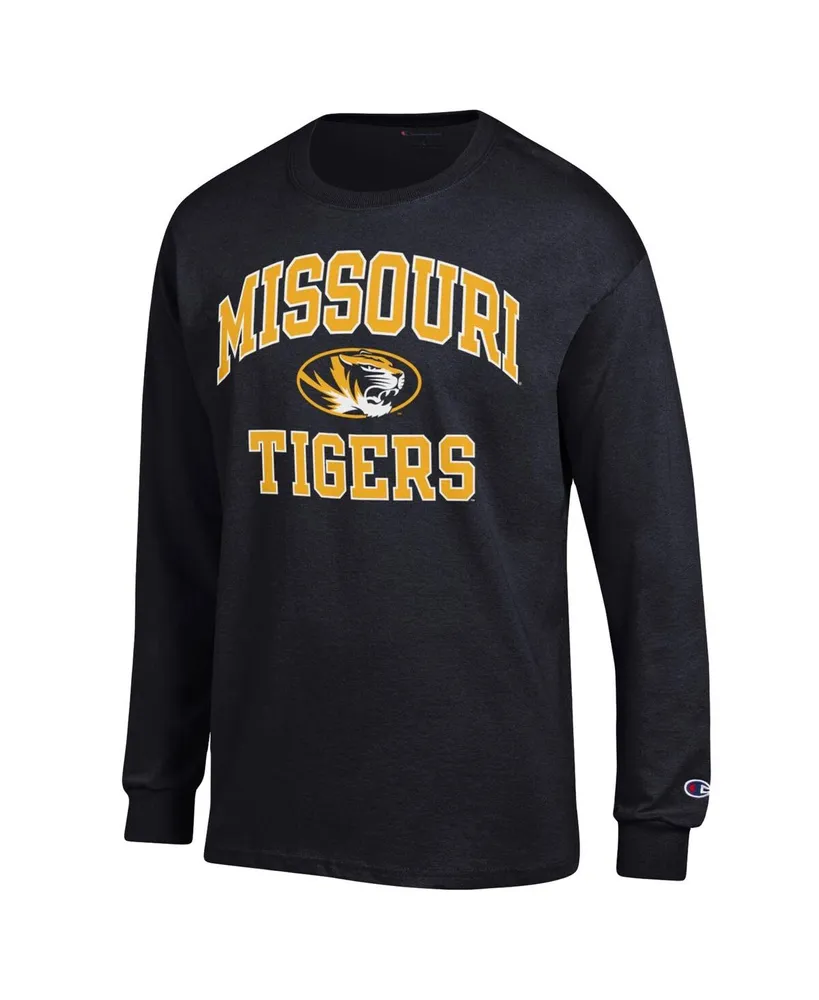 Men's Champion Black Missouri Tigers High Motor Long Sleeve T-shirt