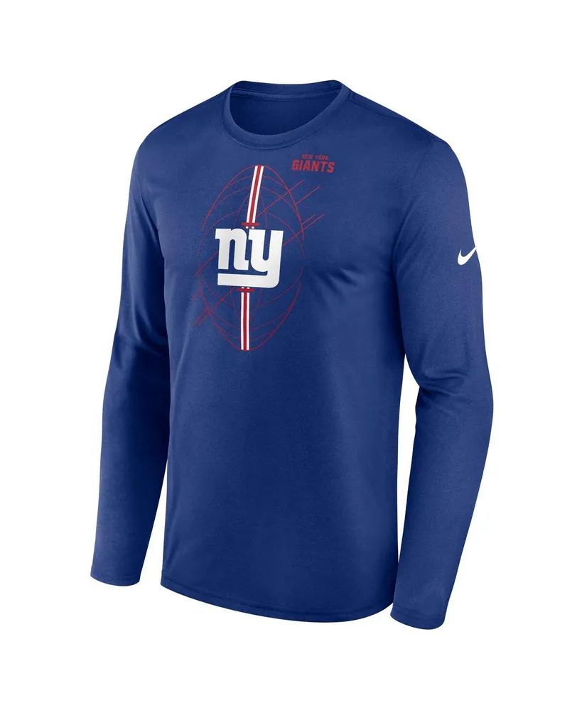 Men's Nike Royal New York Giants Legend Icon Long Sleeve T-shirt
