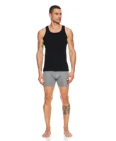 Joe Boxer Men's Pullover Tank Tops Athletic Shirts, Pack of 4