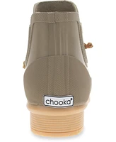 Chooka Women's Classic Tie Bootie Chelsea Rain Boot