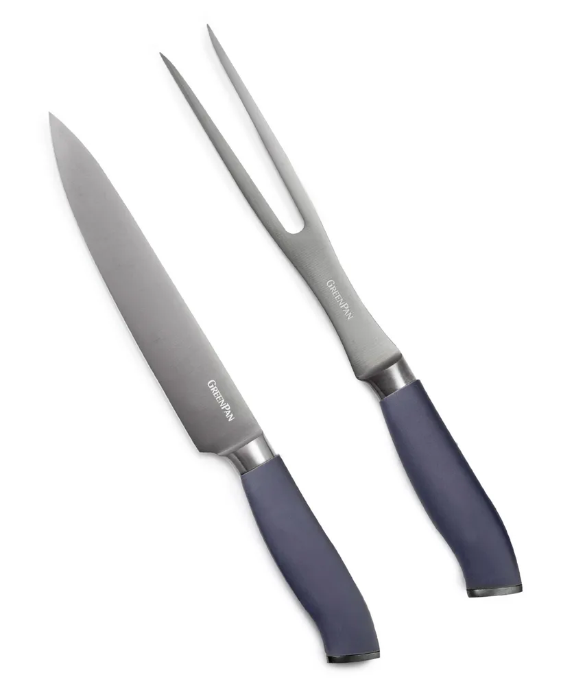 Titanium Cutlery 2-Piece Santoku Knife Set