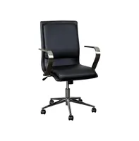 Merrick Lane Artemis Mid-Back Home Office Chair With Armrests, Height Adjustable Swivel Seat And Five Star Base