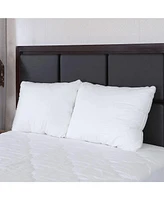 Maxi 100% Cotton Down Alternative Vacuum Packed Pillows – White (2 Pack)