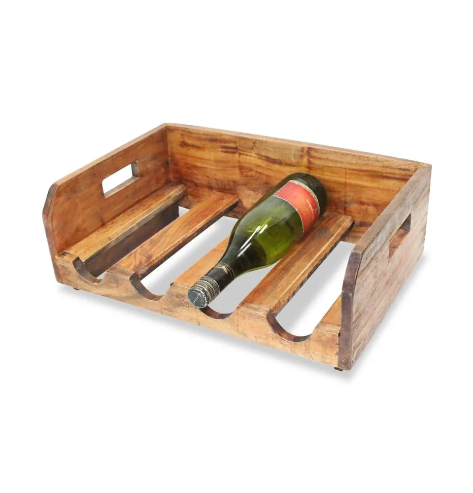 vidaXL Wine Racks 4 pcs for 16 Bottles Solid Reclaimed Wood