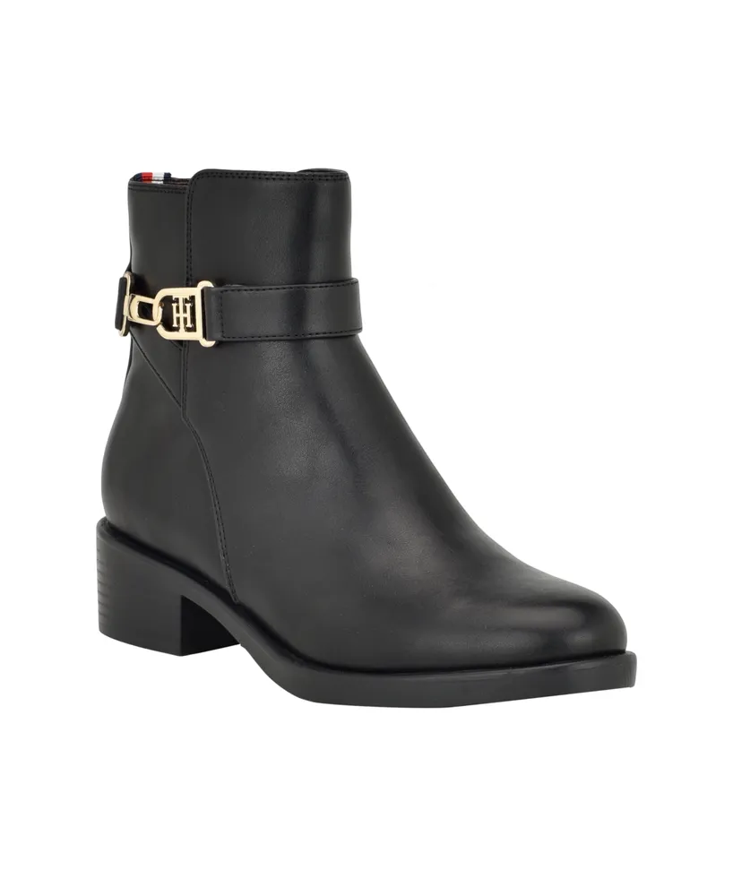 Tommy Hilfiger Women's Ianzi Ornamented Side Zip Booties