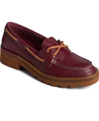 Sperry Chunky Faux Leather Boat Shoes
