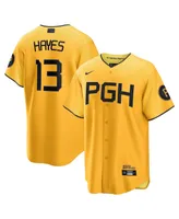 Men's Nike Ke'Bryan Hayes Gold Pittsburgh Pirates 2023 City Connect Replica Player Jersey